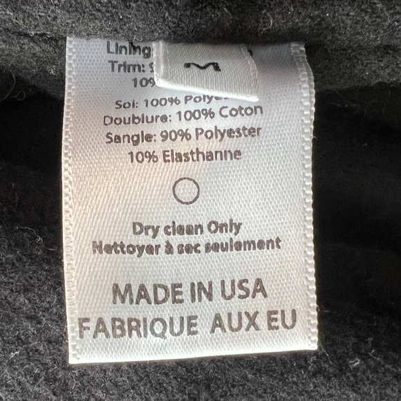 Are You Am I Minami Bomber Jacket Small Medium Chain Cropped Streetwear Black - Picture 10 of 11